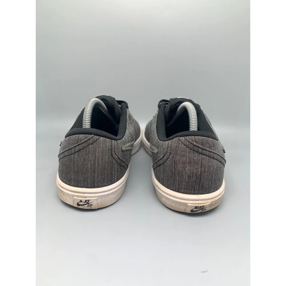 Nike SB Check Solarsoft Canvas‎ Black Shoes 844493-001 Men's Sz 10.5